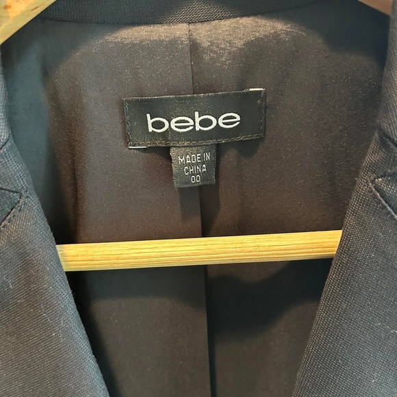 90S BEBE CORSET BACK BLAZER - Picture 3 of 3